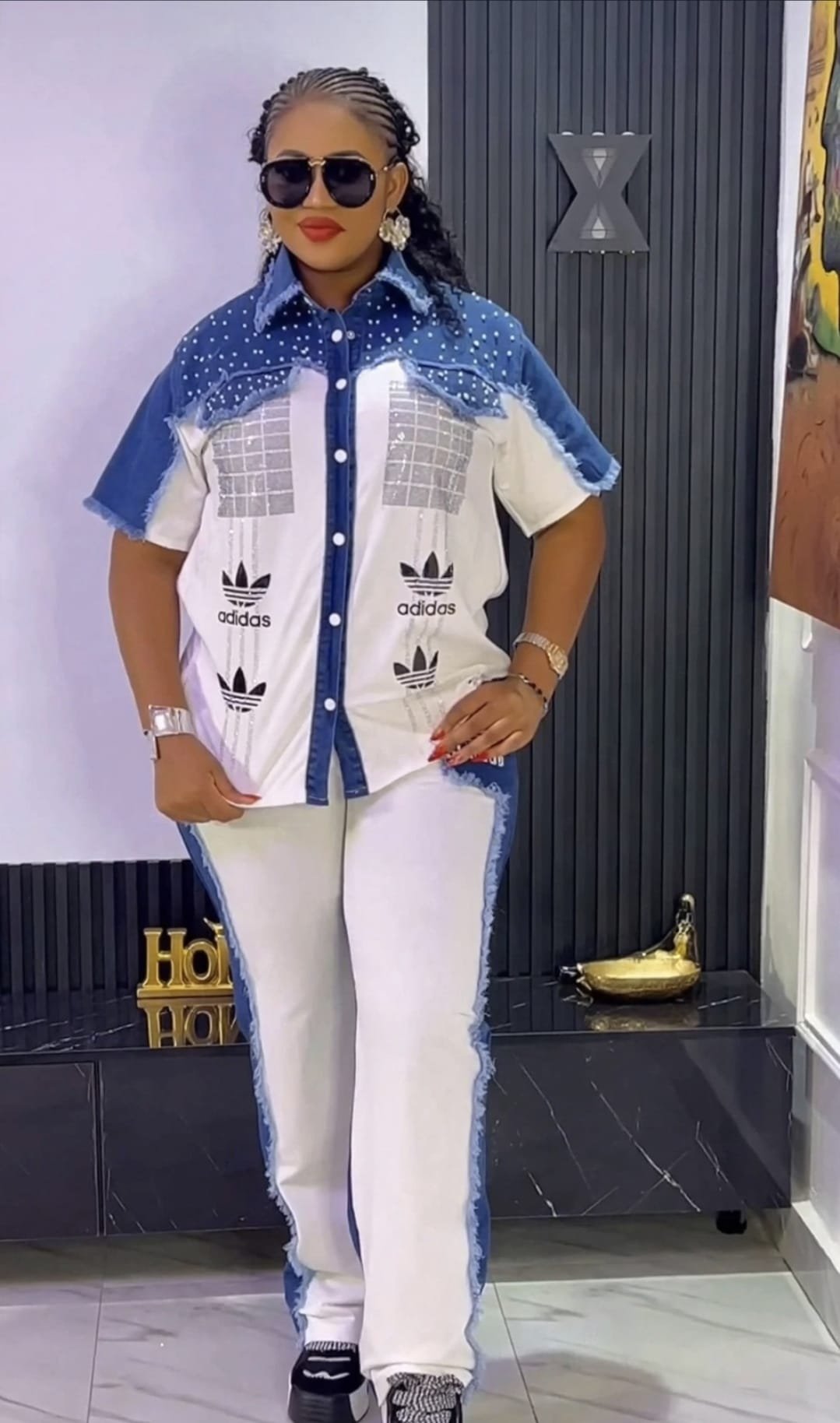 Luxury denims 2~piece set luxury denims 2~piece set