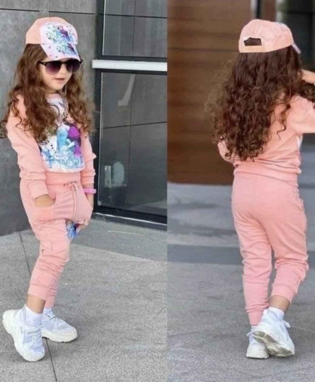 Luxury kids 3in1 tracksuit pinkfrozen luxury kids 3in1 tracksuit pinkfrozen