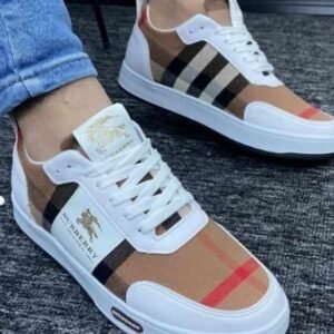 luxury sport shoe brown white